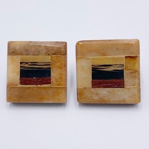Wooden & Resin Earrings